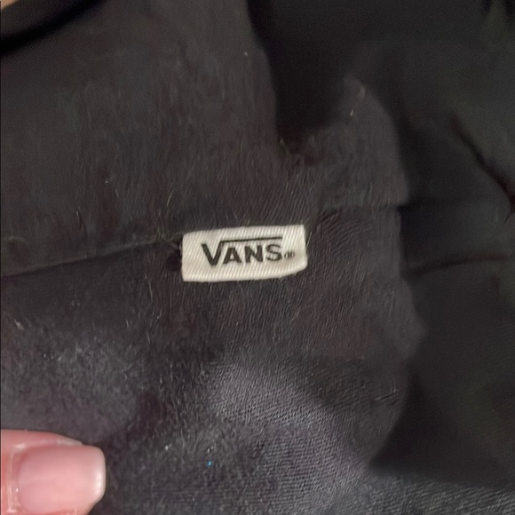 Vans Women's Graphic Crop Muscle Tee in Black - Picture 4 of 5